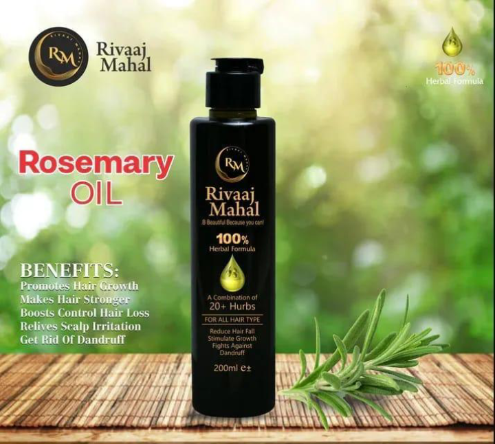 Rivaaj Mahal Herbal Hair Growth Oil — Patlay Balon Ke Liye Qudrati Herbal Formula | 100% Natural