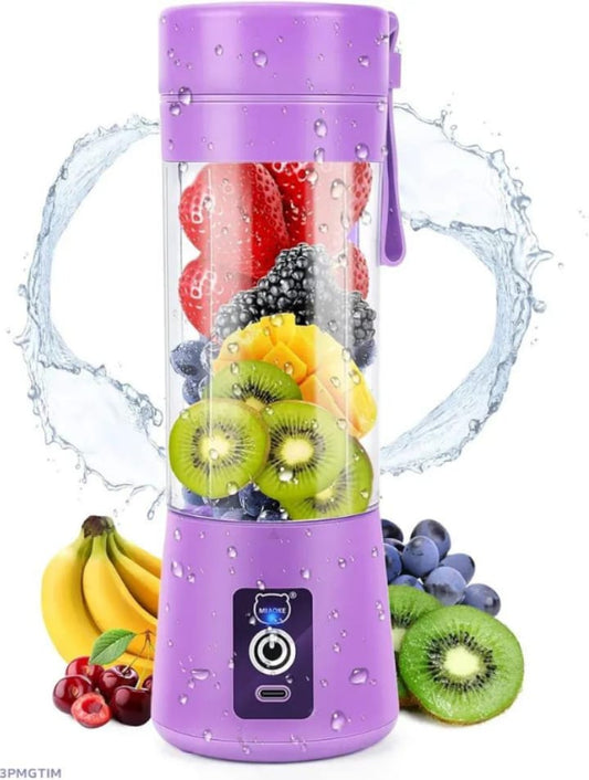 Portable Electric Juicer Blender Bottle — USB Rechargeable Mini Blender for Smoothies & Fresh Juice On the Go
