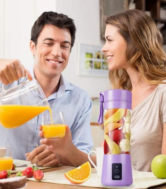Portable Electric Juicer Blender Bottle — USB Rechargeable Mini Blender for Smoothies & Fresh Juice On the Go