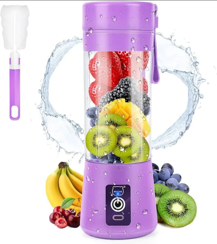Portable Electric Juicer Blender Bottle — USB Rechargeable Mini Blender for Smoothies & Fresh Juice On the Go