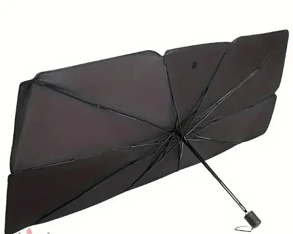 Car Windshield Sun Shade Umbrella — Foldable UV Reflector 99% UV Block Heat Insulation Cover for All Cars SUV Sedan